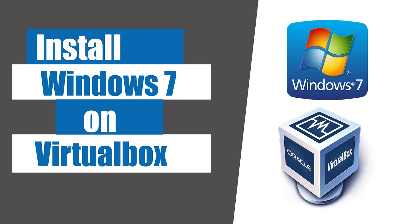 How to install windows 7 on virtual box 7.1 + - YouTube