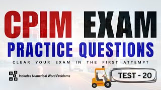 CPIM Exam Practice Question Test 20