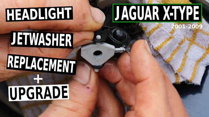 JAGUAR X-TYPE HEADLIGHT WASHER JET BRACKET UPGRADE 01-09