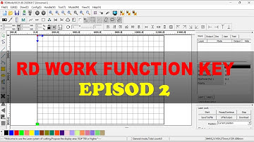EPISOD 2 | RD Laser Function Key | How To Use RD Work Software