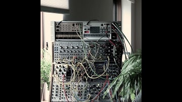 Modular Synthesizer + Volca Ambient / Rings Tides MATHS Ensemble Oscillator #Shorts