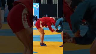 Ivan LOPOUCHANSKI (USA) vs Ramed GUKEV (FIAS 1) at the World Sambo Championships in Armenia #shorts