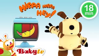 Hippa Hippa Hey   Divertidos juegos de rompecabezas para niños  | Dibujos animados  @BabyTVSP