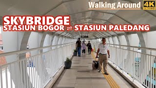 Stasiun Bogor and Stasiun Paledang now connected with Skybridge❗ ujicoba Jembatan Stasiun Paledang