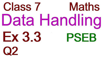 Q2 | Ex 3.3 | Class 7 | Chapter 3 | Data Handling | PSEB | Maths