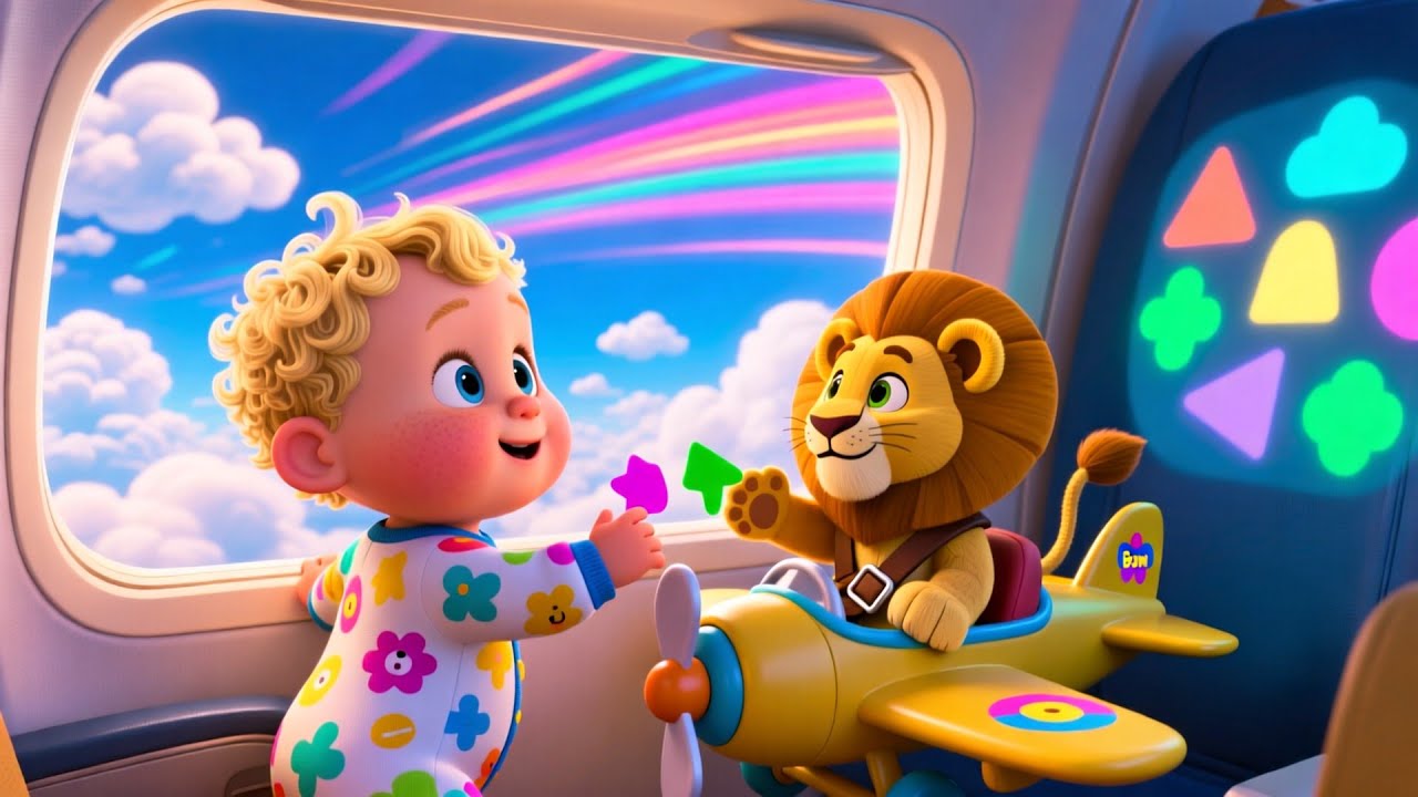 Boom Boom Toy Plane ✈️🎵 | Fun Kids Song | Learn Vehicles and Colors for Toddlers