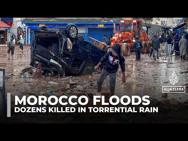 At least 37 dead after flash floods hit Morocco’s Safi
