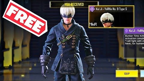 HOW TO GET FREE KUI JI YORHA 9S CHARACTER SKIN IN COD MOBILE FREE EPIC SKIN IN CODM SEASON 5 2025