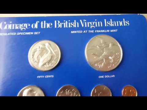 1973 - First Coinage Of The British Virgin Islands