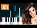 Hailee steinfeld  capital letters 100 easy piano tutorial