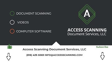 Access Document Scanning Introduction