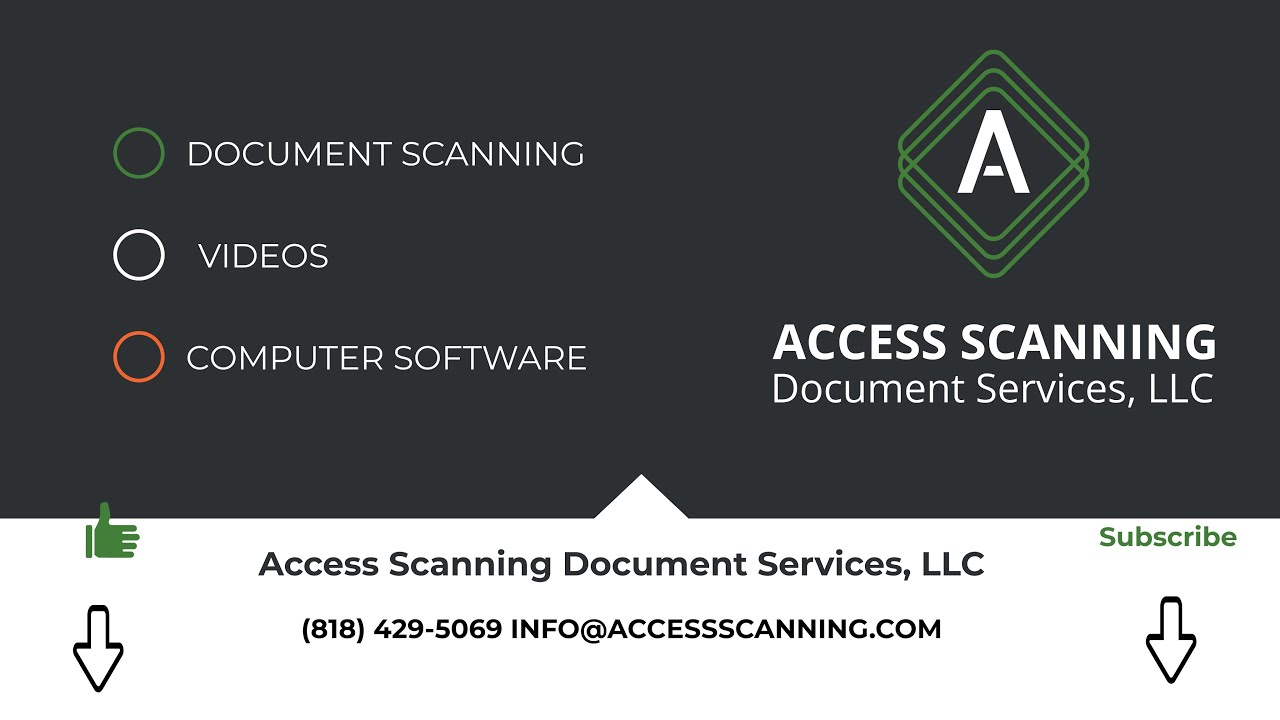Access Document Scanning Introduction