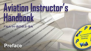 Aviation Instructors Handbook, Preface (Audio)