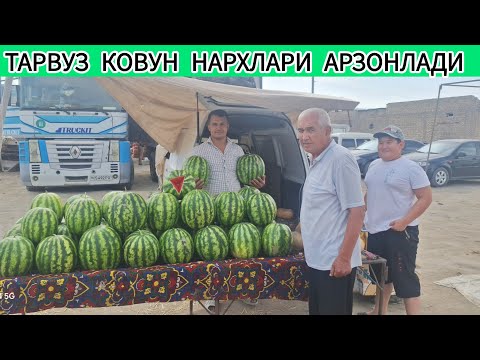 МАНА ХАЗОРАСП БОЗОРИДА ТАРВУЗ КОВУН НАРХЛАРИ АРЗОНЛАДИ 22 МАЯ 2025-ЙИЛ !!! ХОРАЗМ ОБЗОР