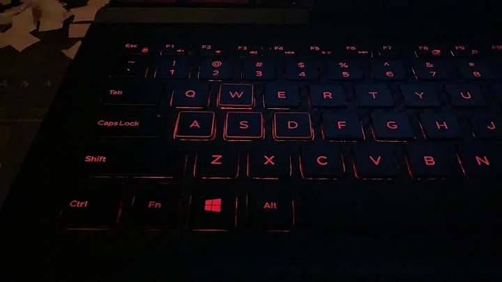 Upgrade laptop keyboard from no LED to Red LED/Dell Inspiron 7567