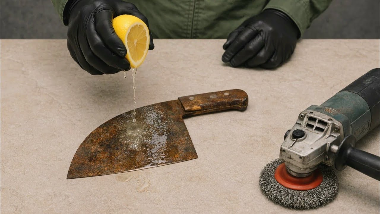 English: The Secret Ingredient to Clean Rust You Never Knew! - YouTube