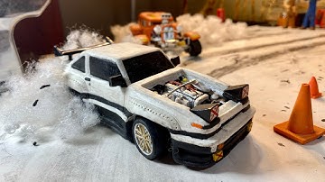 How To Make A Clay AE86 Drift Car!!! - Super Cut - (Time lapse Car Build)