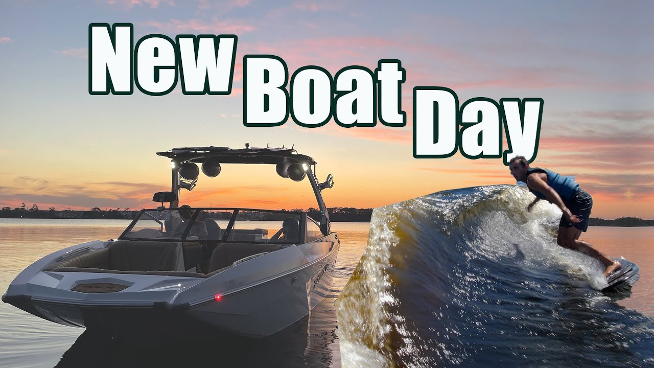 I GOT A NEW WAKE BOAT!! Tige 23RZX - YouTube