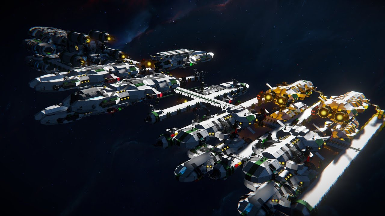 Space engineers - COA shipyard sneak peek - YouTube