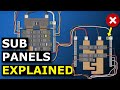 Sub Panels Explained - Why are neutral and ground separated?