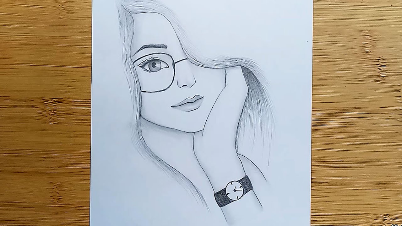 Draw a girl, Face Drawing