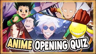 Guess the Anime Opening [Very Easy - Very Hard] 50 Anime Openings