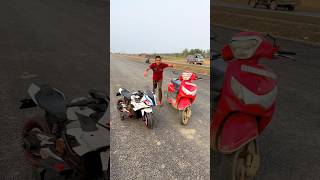 Red Scooty Vs Bmw S1000 Rr Live Accident
