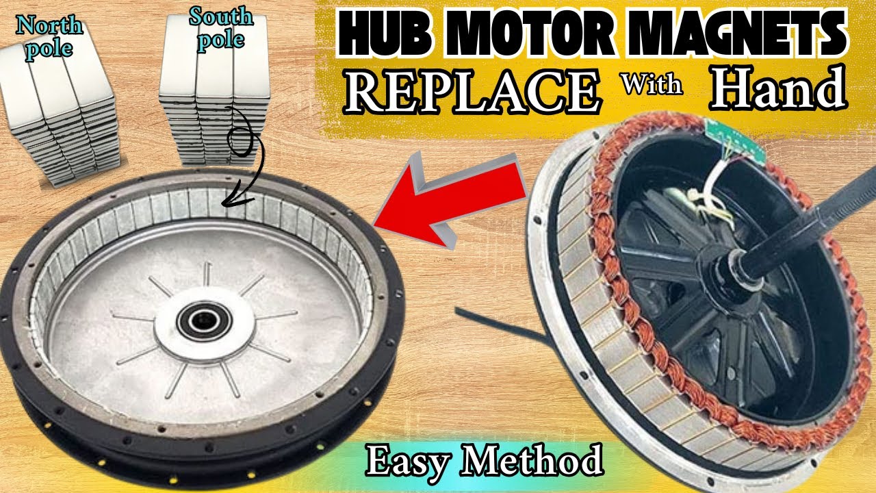 How to Replace BLDC Hub Motor Magnets | BLDC मोटर के मैगनेट कैसे बदलें ?