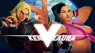 [PC] Street Fighter V: Ken (Richie) VS Laura (Zephina) 1080p 60FPS Max