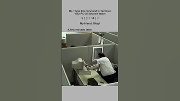 Fork Bomb - simple code | Programming Tips and Tricks | #coding #linux #unixcommands