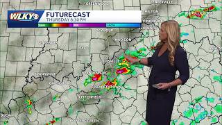 Quiet Tuesday, storms possible late Wednesday and Thursday