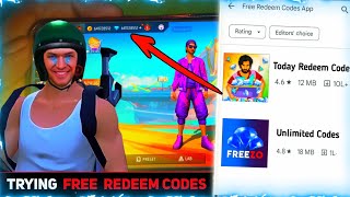 🤓 Trying.. All Redeem Codes App Of Free Fire | Free Fire screenshot 4
