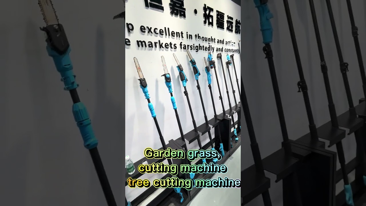 Garden grass, cutting machine and tree cutting machine 
