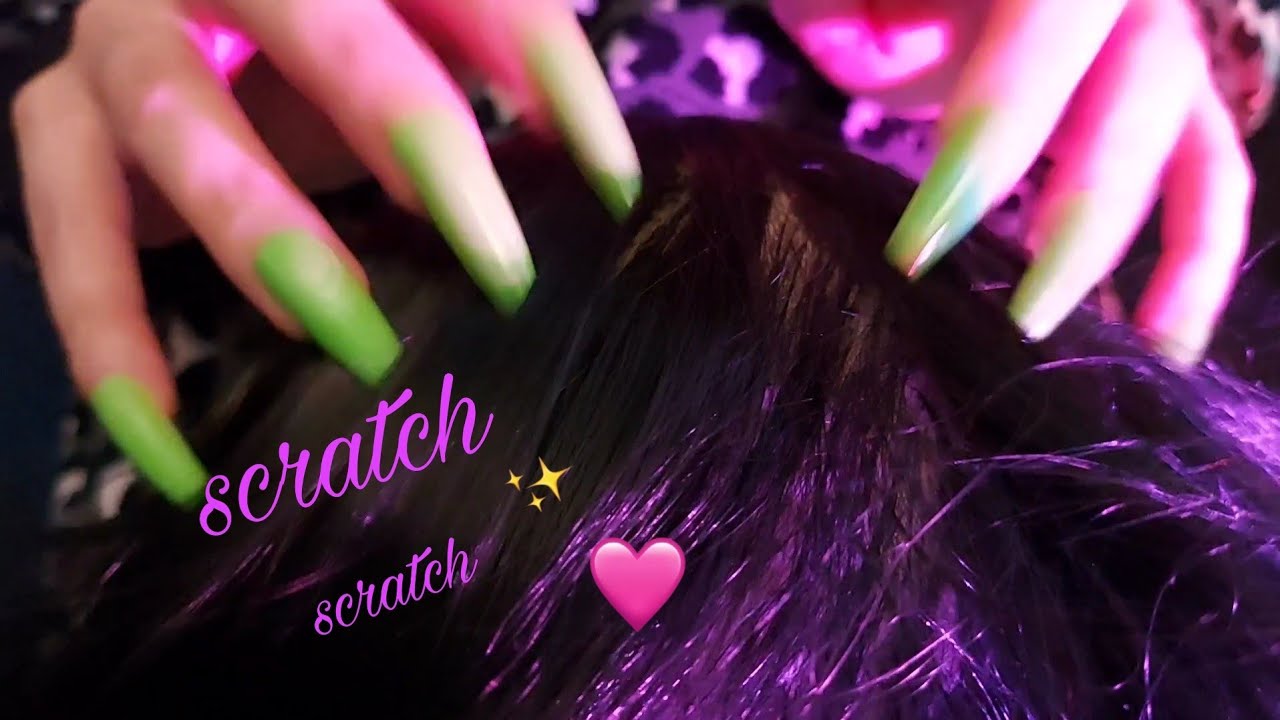 ASMR💆‍♀️ Fast And Aggressive Head Scratching 😊💤Asmr Lunar Niki 🌙