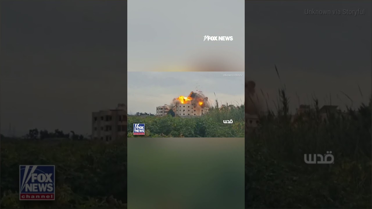 WATCH: IDF hits Hezbollah site in South Lebanon