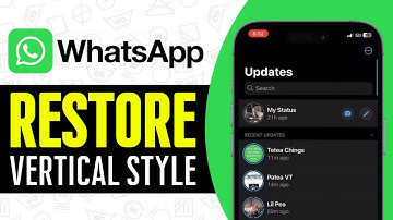How to Bring Back The Status Vertical Style in WhatsApp (2025) - WhatsApp Status Vertical Style