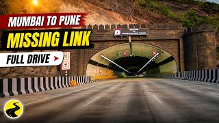 Mumbai Pune Expressway Missing Link FULL Drive 🚗 | 13.3 KM Route | India's Longest Expressway Tunnel