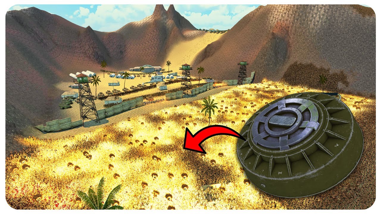 Can The Minefield Base Survive 3.5 MILLION ZOMBIES? – Ultimate Epic Battle Simulator 2 UEBS 2 (4K)