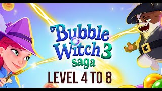 Bubble Witch 3 Saga/ 4 to 8 level || Honey Gaming #BubbleWitch3Saga #Gaming