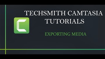 Exporting Finished Project on Camtasia Video Editor | Camtasia 2020 Tutorials | WINDOWS 10