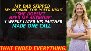 My Dad Skipped My Wedding For My Brother's Poker Night — 3 Weeks Later, His Partner Made One Call