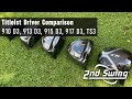 Titleist Driver Comparison: 910 D3, 913 D3, 915 D3, 917 D3, TS3 | Trackman Test