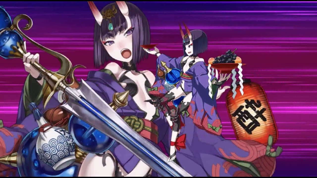 [Fate/Grand Order 60FPS 4K] 5* Shuten Dōji Animation+Skill+NP (OLD) Demonstration