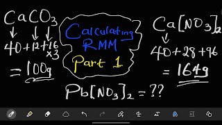 Calculating relative molecular mass, RMM (part 1) 