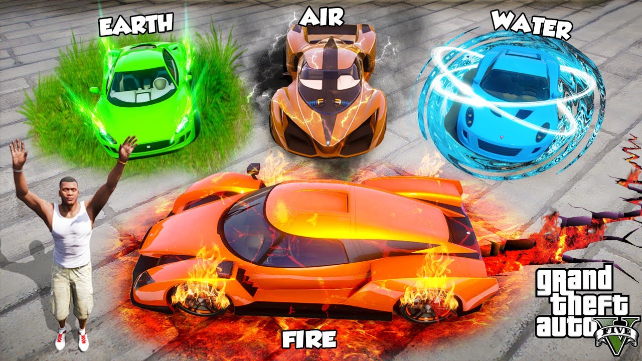 ⁣Collecting SECRET ELEMENTAL SUPERCARS in GTA 5🌪🔥 Gta 5 tamil | GTA 5 mods