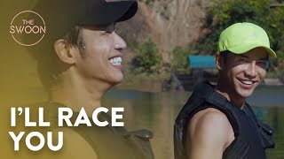 Lee Seung-Gi And Jasper Lius Hilarious Water Bike Race Twogether Ep 5 Eng Sub