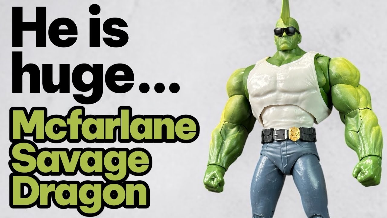 This Figure SCREAMS 90s! McFarlane Savage Dragon Elite Edition