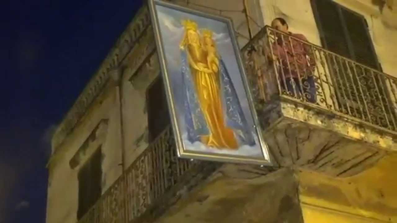 Tradizionale alza bandiera (15 Luglio) della Madonna di Casandrino