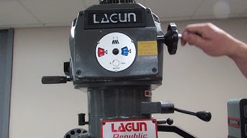Lagun FTV-2 Vertical Milling Machine w/ Acu-Rite 2-X DRO, Servo Power Feeds