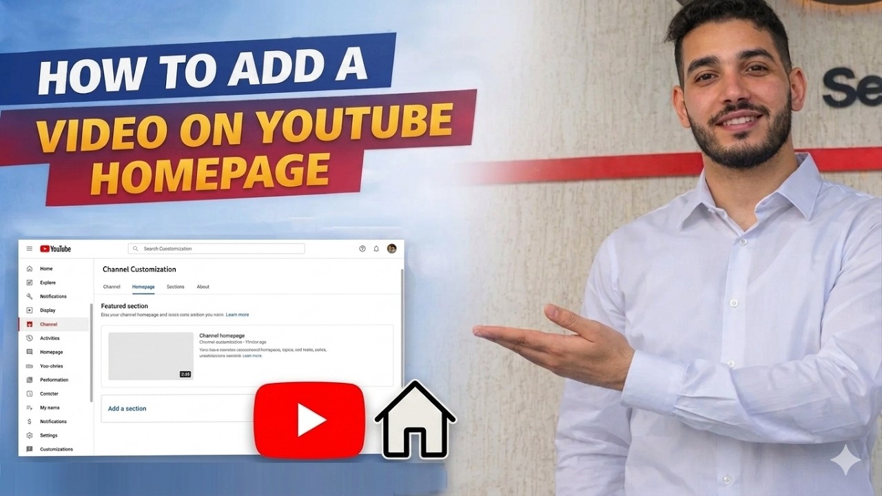 How to Add a Video on YouTube Homepage - YouTube